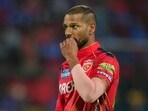 Punjab Kings skipper Shikhar Dhawan reacts during the Indian Premier League (IPL) 2024 T20 cricket match Punjab Kings skipper Shikhar Dhawan reacts during the Indian Premier League (IPL) 2024 T20 cricket match