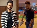 Rahul Vaidya experiences Dubai storms