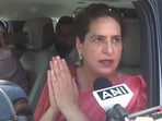 Congress leader Priyanka Gandhi Vadra in Saharanpur.