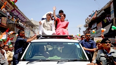 Congress General Secretary Priyanka Gandhi Vadra during a roadshow in Saharanpur, Uttar Pradesh. (ANI) Congress General Secretary Priyanka Gandhi Vadra during a roadshow in Saharanpur, Uttar Pradesh. (ANI)
