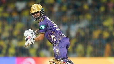 Kolkata Knight Riders' Rinku Singh during the match against Chennai Super Kings in the Indian Premier League 2024 (ANI) Kolkata Knight Riders' Rinku Singh during the match against Chennai Super Kings in the Indian Premier League 2024 (ANI)