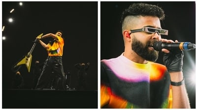 AP Dhillon's actions during his Coachella performance were criticised on social media.
