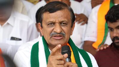 CM Manjunath is the BJP’s candidate from Bengaluru rural seat for the Lok Sabha elections. (HT Photo) CM Manjunath is the BJP’s candidate from Bengaluru rural seat for the Lok Sabha elections. (HT Photo)