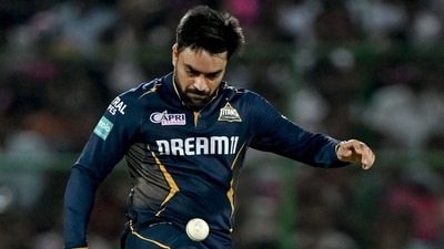 Rashid Khan is upset... and you can't blame him. (AFP) Rashid Khan is upset... and you can't blame him. (AFP)