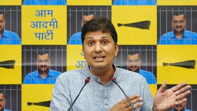 Delhi health minister Saurabh Bharadwaj (HT Photo) Delhi health minister Saurabh Bharadwaj (HT Photo)