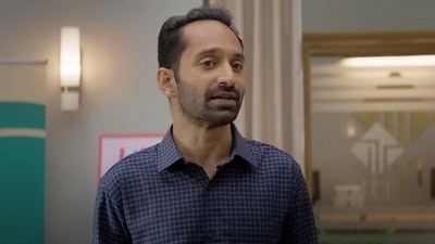 Fahadh Faasil in a still from Dhoomam (2023). Fahadh Faasil in a still from Dhoomam (2023).