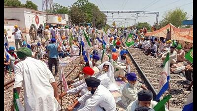 More than 20 trains were cancelled while 65 were diverted or short-terminated in the Ambala railway division as farmers, under the banner of the Samyukta Kisan Morcha (Non-Political) and Kisan Mazdoor Morcha (KMM), on Wednesday squatted on a rail tracks at the Shambhu railway station near the Punjab and Haryana border, demanding the release of three farmers who had been arrested by the Haryana Police. More than 20 trains were cancelled while 65 were diverted or short-terminated in the Ambala railway division as farmers, under the banner of the Samyukta Kisan Morcha (Non-Political) and Kisan Mazdoor Morcha (KMM), on Wednesday squatted on a rail tracks at the Shambhu railway station near the Punjab and Haryana border, demanding the release of three farmers who had been arrested by the Haryana Police.