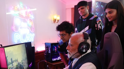 Prime Minister Narendra Modi met Indian gamers an esports athletes last week.