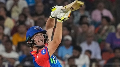 Delhi Capitals batter Jake Fraser-McGurk scored 20 off 10 balls (PTI)