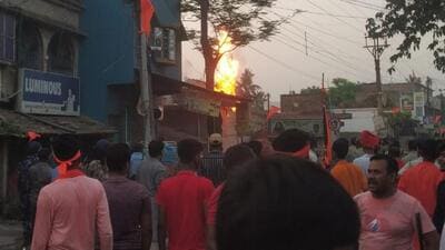 The incident took place around 6pm at Shaktipur village in Murshidabad district of West Bengal on Wednesday (HT) The incident took place around 6pm at Shaktipur village in Murshidabad district of West Bengal on Wednesday (HT)