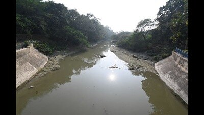 The state government is seriously planning to return the flow of the once-neglected Kukrail river in Asti village. (Pic for representation) The state government is seriously planning to return the flow of the once-neglected Kukrail river in Asti village. (Pic for representation)