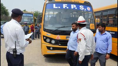This comes after recent inspections, carried out in the backdrop of the Mahendergarh bus mishap, revealed that a number of school buses in the state do not possess valid fitness certificates. The department has halted the inspections as of now. (Yogendra Kumar)