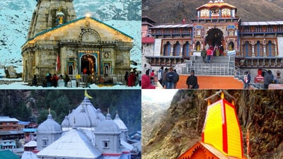 Portals of Chardham pilgrimages namely Kedarnath, Badrinath, Gangotri and Yamunotri would be open for public in May. (File) Portals of Chardham pilgrimages namely Kedarnath, Badrinath, Gangotri and Yamunotri would be open for public in May. (File)