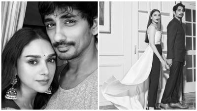 Aditi Rao Hydari and Siddharth looking stunning in these pictures. Aditi Rao Hydari and Siddharth looking stunning in these pictures.