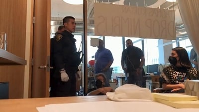 Google employees arrested from Google Cloud CEO Thomas Kurian's California office.