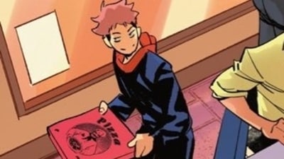 Jujutsu Kaisen's Yuji Itadori in Nightwing issue #113. Jujutsu Kaisen's Yuji Itadori in Nightwing issue #113.