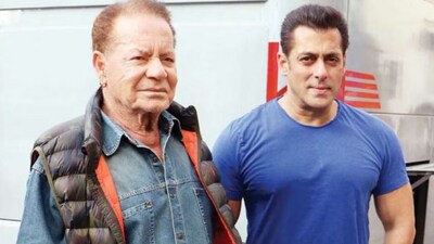 Salim Khan and Salman Khan live in Galaxy Apartments in Mumbai's Bandra