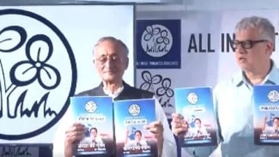 The Trinamool Congress on Wednesday released its election manifesto for the Lok Sabha election 2024.