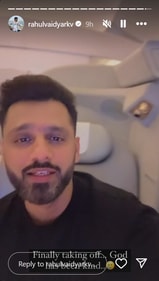 Rahul Vaidya returns back to India. Rahul Vaidya returns back to India.