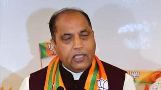 Leader of Opposition in Himachal Jai Ram Thakur. (HT Photo)