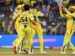Chennai Super Kings' Matheesha Pathirana celebrates a wicket during their match against Mumbai Indians Chennai Super Kings' Matheesha Pathirana celebrates a wicket during their match against Mumbai Indians