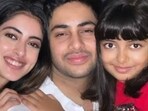 Navya Naveli Nanda, Agastya Nanda and Aaradhya Bachchan share a close bond. (File Photo) Navya Naveli Nanda, Agastya Nanda and Aaradhya Bachchan share a close bond. (File Photo)