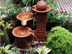 Water fountains make for eye-catching décor and add a soothing touch to any space (Shutterstock)