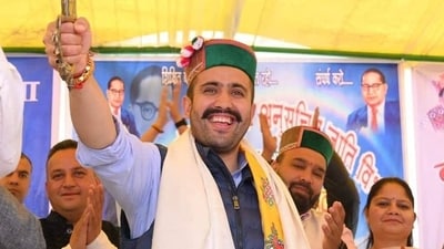 “Their campaign seems like a tourist visit. The tourists wear the regional attire, get their pictures clicked and leave,” said Vikramaditya adding that it will be the people of Mandi who will decide the fate of candidates (HT Photo) “Their campaign seems like a tourist visit. The tourists wear the regional attire, get their pictures clicked and leave,” said Vikramaditya adding that it will be the people of Mandi who will decide the fate of candidates (HT Photo)