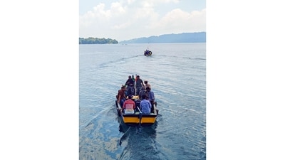 A dispatch of polling materials and teams heading towards Andaman and Nicobar Islands. (ANI) A dispatch of polling materials and teams heading towards Andaman and Nicobar Islands. (ANI)