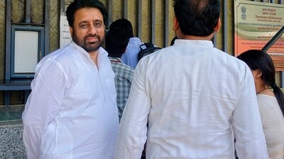 Okhla MLA Amanatullah Khan appeared before the ED on Thursday after the Supreme Court denied anticipatory bail to him. (PTI) Okhla MLA Amanatullah Khan appeared before the ED on Thursday after the Supreme Court denied anticipatory bail to him. (PTI)