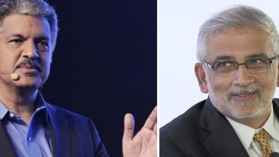 Sanjiv Kapoor (R) had responded to a post by Anand Mahindra (L) on Dubai flood. Sanjiv Kapoor (R) had responded to a post by Anand Mahindra (L) on Dubai flood.