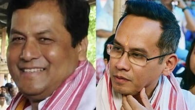 Sarbananda Sonowal, Gaurav Gogoi (File photos) Sarbananda Sonowal, Gaurav Gogoi (File photos)