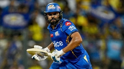 Mumbai Indians' Rohit Sharma runs between the wickets (AFP) Mumbai Indians' Rohit Sharma runs between the wickets (AFP)