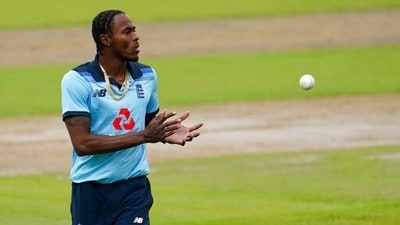 Jofra Archer in action for England. (AP) Jofra Archer in action for England. (AP)