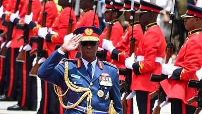 Chief of Kenya Defence Forces General Francis Ogolla (AFP) Chief of Kenya Defence Forces General Francis Ogolla (AFP)