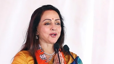 Bharatiya Janata Party (BJP) candidate from Mathura seat Hema Malini. (HT photo) Bharatiya Janata Party (BJP) candidate from Mathura seat Hema Malini. (HT photo)