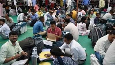 Voting will begin at 7 AM and end at 6 PM (Closure of Poll timings may differ PC-wise), the poll body said. (AFP) Voting will begin at 7 AM and end at 6 PM (Closure of Poll timings may differ PC-wise), the poll body said. (AFP)