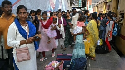 The Election Commission of India announced in a statement that a total of 16.63 crore voters are eligible to participate in the polls. (AFP) The Election Commission of India announced in a statement that a total of 16.63 crore voters are eligible to participate in the polls. (AFP)
