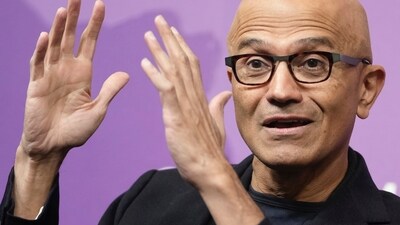 Satya Nadella: Satya Nadella is the CEO of Microsoft, one of the world's leading technology companies. He has been recognized for his leadership and innovation in the tech industry. (AP) Satya Nadella: Satya Nadella is the CEO of Microsoft, one of the world's leading technology companies. He has been recognized for his leadership and innovation in the tech industry. (AP)