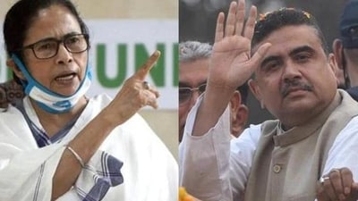 Suvendu Adhikari blamed Mamata Banerjee for the Ram Navami clashes in West Bengal's Murshidabad. Suvendu Adhikari blamed Mamata Banerjee for the Ram Navami clashes in West Bengal's Murshidabad.