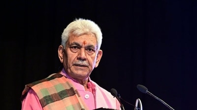 Jammu and Kashmir Lieutenant Governor Manoj Sinha. (ANI) Jammu and Kashmir Lieutenant Governor Manoj Sinha. (ANI)