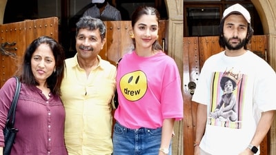 Pooja Hegde and Rohan Mehra spotted at a brunch date with her parents Pooja Hegde and Rohan Mehra spotted at a brunch date with her parents