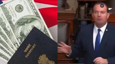 Utah Sen Mike Lee clearly says that a German gets faster Green Card issuance than an Indian. (X/File) Utah Sen Mike Lee clearly says that a German gets faster Green Card issuance than an Indian. (X/File)