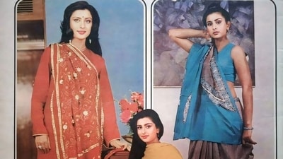 Poonam Dhillon modelled ethnic Indian looks in some of the throwback pictures she posted on her 62nd birthday on April 18. She first gained fame after she was crowned Miss Young India in 1978. Poonam Dhillon modelled ethnic Indian looks in some of the throwback pictures she posted on her 62nd birthday on April 18. She first gained fame after she was crowned Miss Young India in 1978.