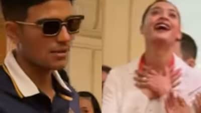Shubman Gill left a woman spellbound. Shubman Gill left a woman spellbound.