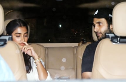 Pooja Hegde and Rohan Mehra were spotted on a drive in Mumbai (Yogen Shah) Pooja Hegde and Rohan Mehra were spotted on a drive in Mumbai (Yogen Shah)