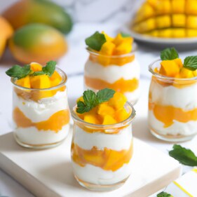 Fresh Mango Trifle Fresh Mango Trifle