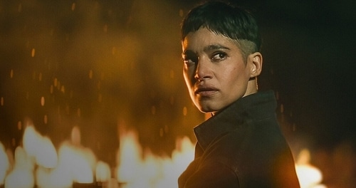 Sofia Boutella in a still from Rebel Moon — Part Two: The Scargiver. Sofia Boutella in a still from Rebel Moon — Part Two: The Scargiver.