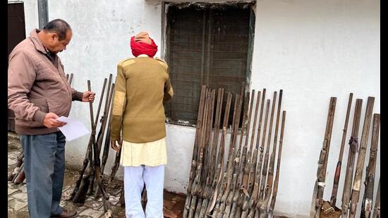 Of the total 4,148 licenced weapons deposited at this facility before elections in previous years, 2,039 guns came here ahead of the 2024 Lok Sabha polls. (Pic for representation)