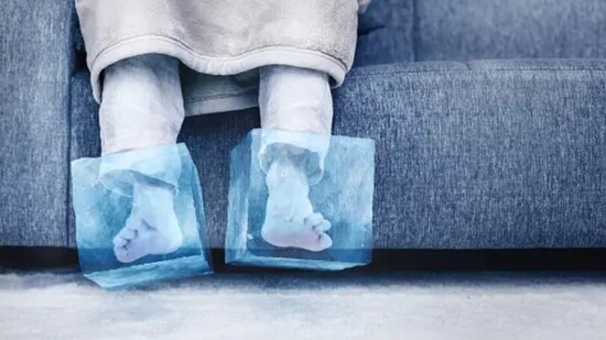 Hypothyroidism impacts the metabolism of the body, leading to decreased heat production and poor circulation – this results in cold feet and hands.&nbsp;(Unsplash)